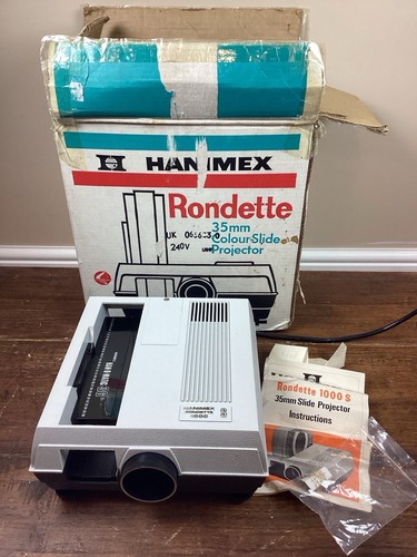 Hanimex - Rondette 1000 S - Slide Projector With Slide Tray - Tested