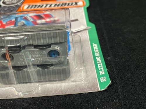 MATCHBOX MBX MOC 2016 #104 BLIZZARD BUSTER SNOW TRACK BLUE USA SELLER DIORAMA - Picture 5 of 6