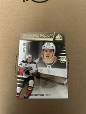 2023-24 SP Game Used Authentic Rookies /122 Pavel Mintyukov #274 Anaheim Ducks