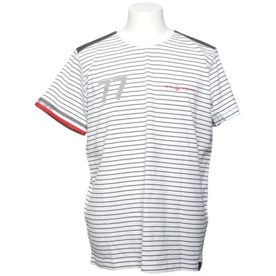 Sail Racing, T-shirt, Größe: XL, HELSMAN STRIPE TEE, Weiß/Schwarz #U89