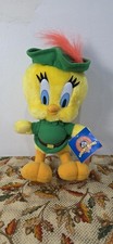 Looney Tunes Tweety Bird Robin Hood Plush Stuffed w/tags ACE 1997 Excellent 