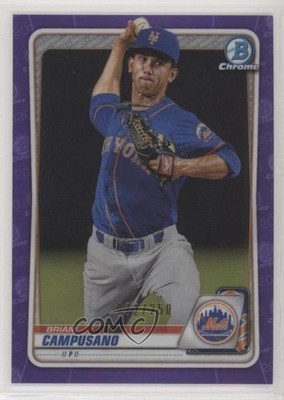 2020 Bowman Chrome Prospects Purple Refractor 72/250 Briam Campusano #BCP-7 0b3
