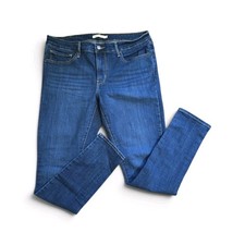 Levi's 711 700 Series Women's Skinny Jeans Blue Medium Wash Denim 5-Pocket 32