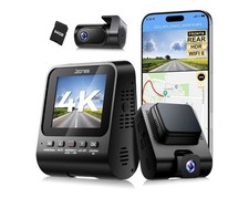 Dash Cam Front and Rear: 4K 1080P FHD Dual Dash Camera Cars Night Vision 64GB