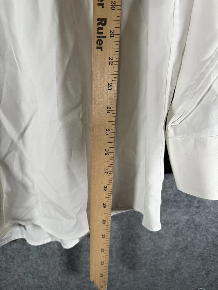 GANT Pinpoint Oxford Shirt Men 2XL White Button Down Slim Fit Classic Dress shir - Image 4 of 4