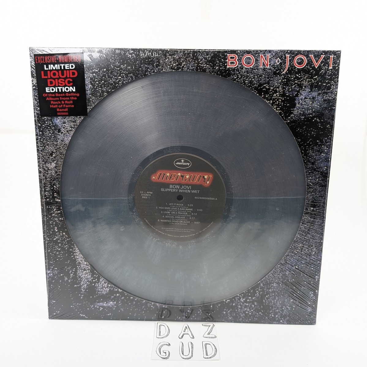 Bon Jovi　Slippery When Wet　 国内　白帯盤　LP Bon Jovi - Slippery When Wet[LP] - Amazon.com Music