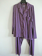 Ladies Plus 2 Piece Pajama Set Purple Size 2X New