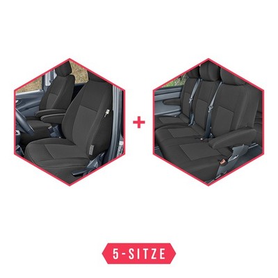 Autositzbezüge Maß Schonbezüge für Mercedes Vito III W447 ab 14 5-Sitze Bezug