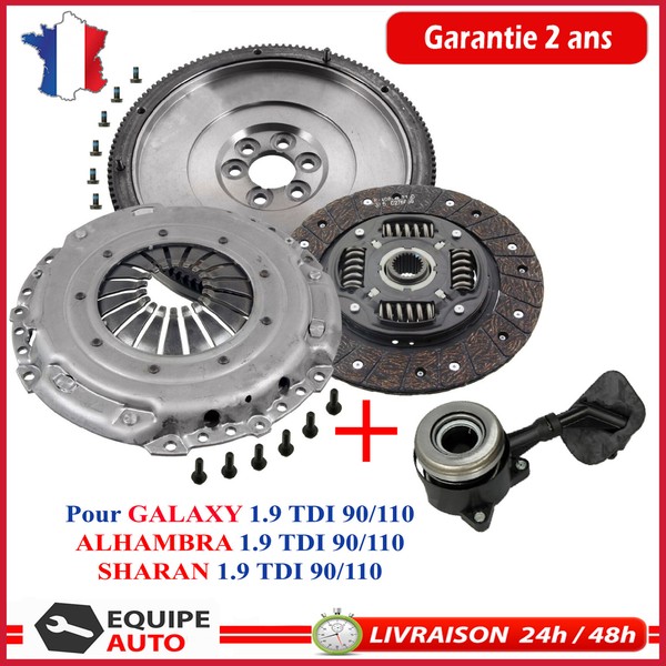 Kupplungssatz Schwungrad Steif FüR Galaxy Sharan 1.9 Tdi 90 110 845006-image