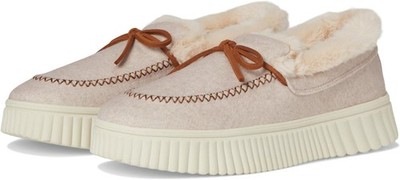 Skechers Women's Cozy Ojai Moccasin Slippers - Natural - 6.5 B - Medium