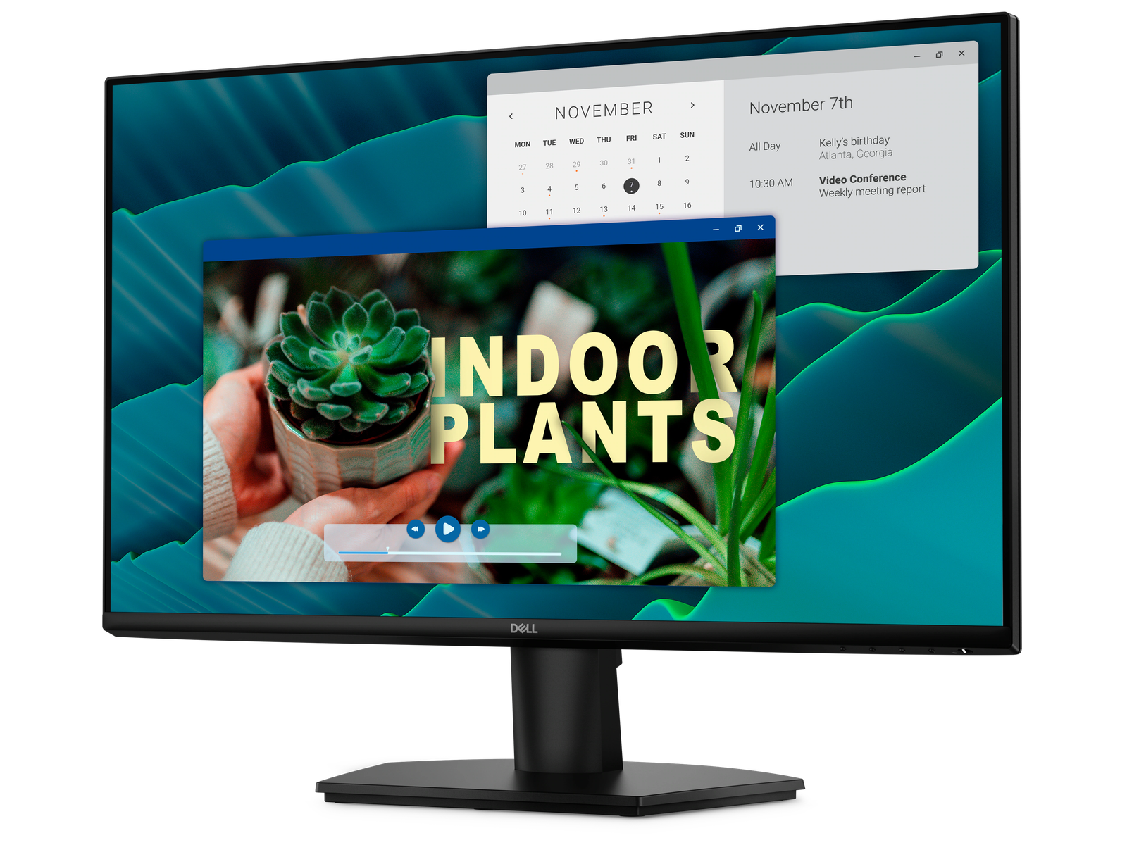 Dell Blue/Light Se2726h Computer Monitor 68.6 Cm (27") 1920 X 1080 Pixels Fu - Image 2