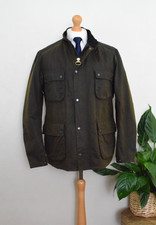 BARBOUR INTERNATIONAL Wax Weir Padded Jacket Size XL 42/44 Insulated 52/54