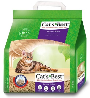 Smart Pellets 100 % pflanzliche Katzenstreu innovative Klumpstreu für Katzen aus