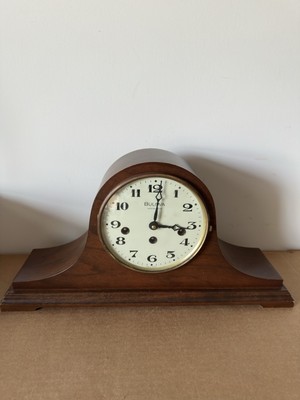 vintage bulova mantel clock Westminster Chimes 2 Jewels 340-020