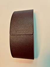 Eyeglass Sunglass Case, PRADA, Black Magnetic Clip Velvet Interior CASE ONLY
