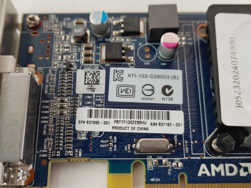 Lot of 2 AMD Radeon HD 6350 512 MB DDR3 PCI Express x16 Low Profile Video Card - Picture 3 of 6