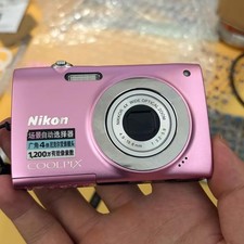 Nikon Coolpix S2500 12MP Digital Camera 4x Optical Zoom Pink - 100 working