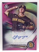 2022 Bowman Platinum - Top Prospects Victor Lizarraga #TOP-83 Pink Autographs...