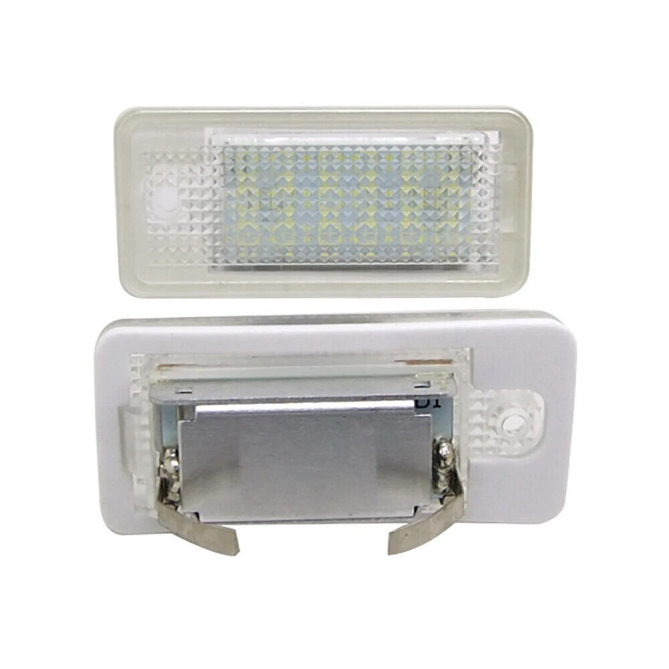 For Audi A3 S3 A4 S4 RS4 A6 S6 RS6 A5 Q7 2x LED License Number Plate Light - Image 4 of 4