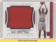 2015-16 National Treasures Rookie Jumbo Materials 17/99 Bobby Portis #7 READ 5x8