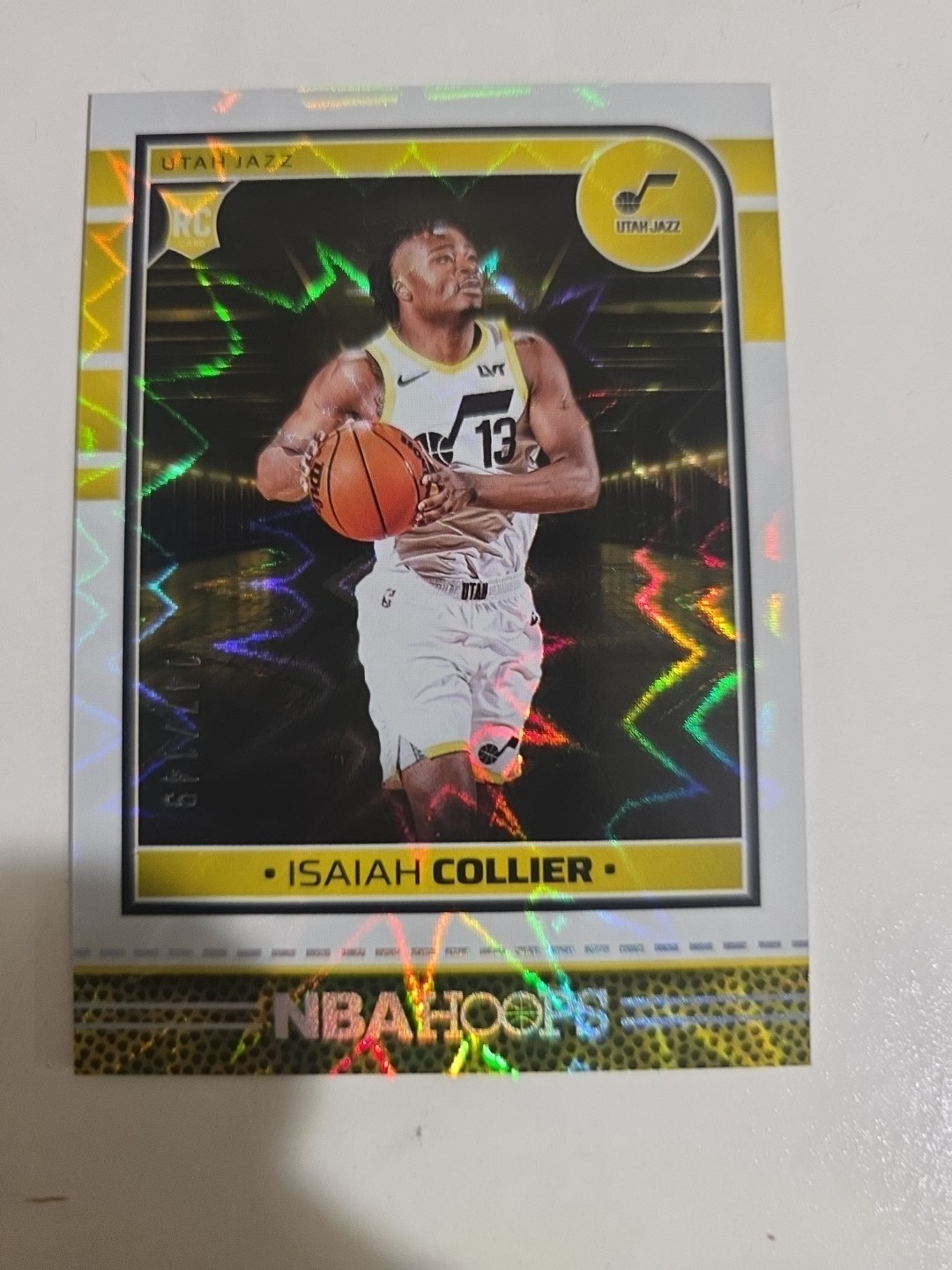 2024-25 Panini NBA HOOPS Rookies Isaiah Collier #259 White Explosion /149 (RC)