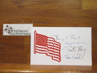 Autographed Card 4 Nobel Prize Winners // Autogramm Autograph signiert signed si