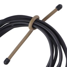 Nite Ize 6-inch GearTie Re-useable Twist Tie for Cables  More - Brown/Black