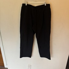 Universal Thread Black Mid Rise Straight Leg Sweatpants Size XL