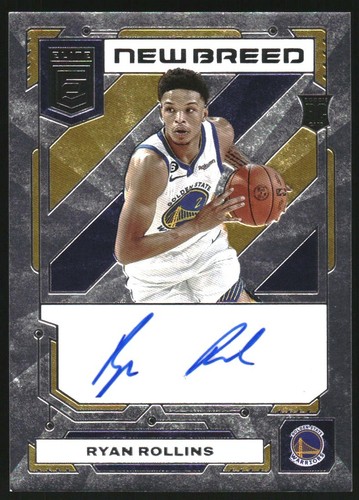 2022-23 Elite New Breed Autographs #38 Ryan Rollins Auto