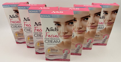 X7 NADS Facial Hair Removal Cream Soothing Calendula and Almond Oil 0.99oz 444