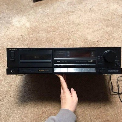 Technics RS-B705 Stereo Cassette Deck Tape Player Recorder Tested