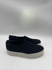 Vince Women's Warren Slip On Platform Sneakers in Black Size 7.5
