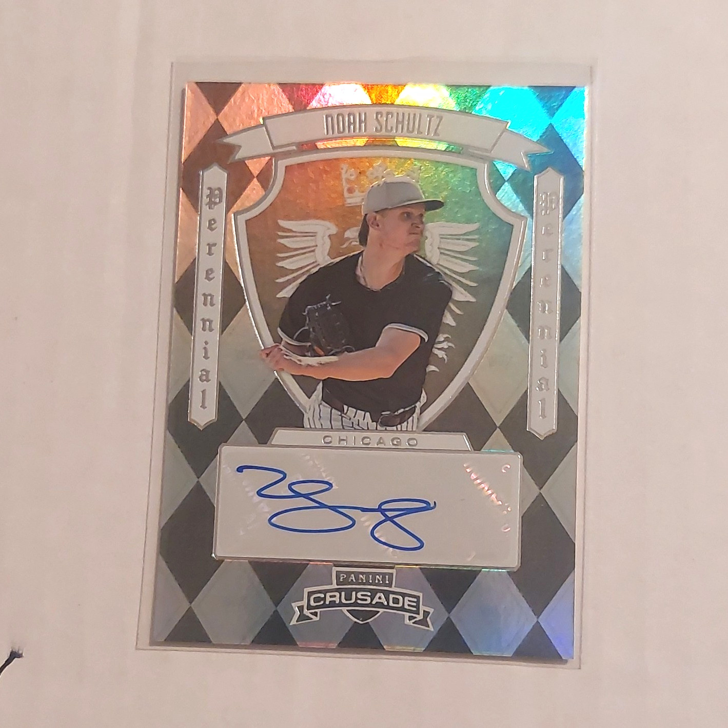 Panini Crusade Baseball 2025 Noah Schultz RC Auto Perennial Prospect PPS-NSZ