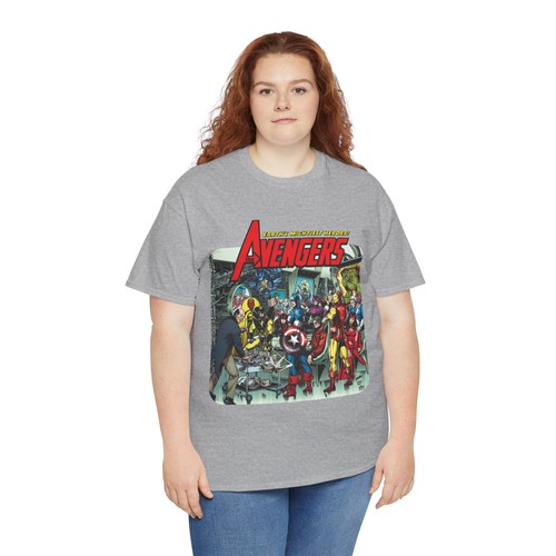 Classic Avengers T-Shirt - Marvel - George Perez Art - Captain America, Hawkeye - Picture 17 of 61