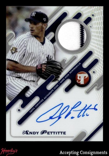 2025 Topps Pristine Pristine Pieces Andy Pettitte GAME USED JERSEY AUTO YANKEES