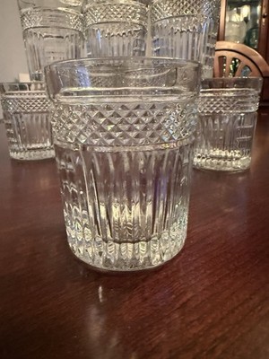 Vintage Libbey Double Old Fashioned Radiant 12oz Whisky Tumblers Set Of 5