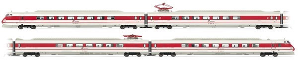 Rivarossi HR2575 ETR 450 Electric Locomotive Set 4pcs HO 1:87