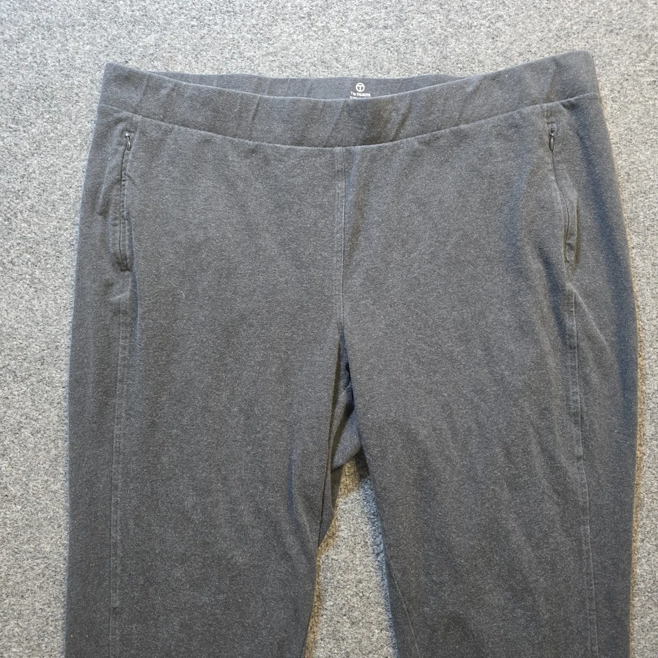 Talbots Pants Womens Size 3X Gray Straight Leg Pull On Sweatpants Casual Capsule - Image 3 of 4