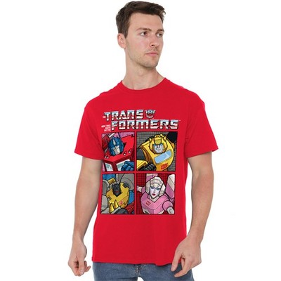 Transformers Generations Retro Heroic Autobot Grid Unisex T-Shirt S-4XL, rot