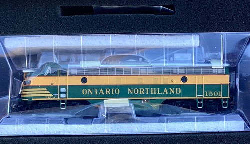 RAPIDO 1/87 HO ONR ONTARIO NORTHLAND FP7 ( EARLY ) LOCO RD # 1501 DC / DCC SOUND | Zustand: New