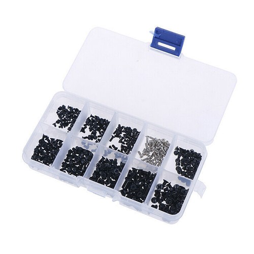 500Pcs M2 M2.5 M3 10 Sizes Laptop Computer Notebook Repair Steel Screws Kit - Photo 7/10