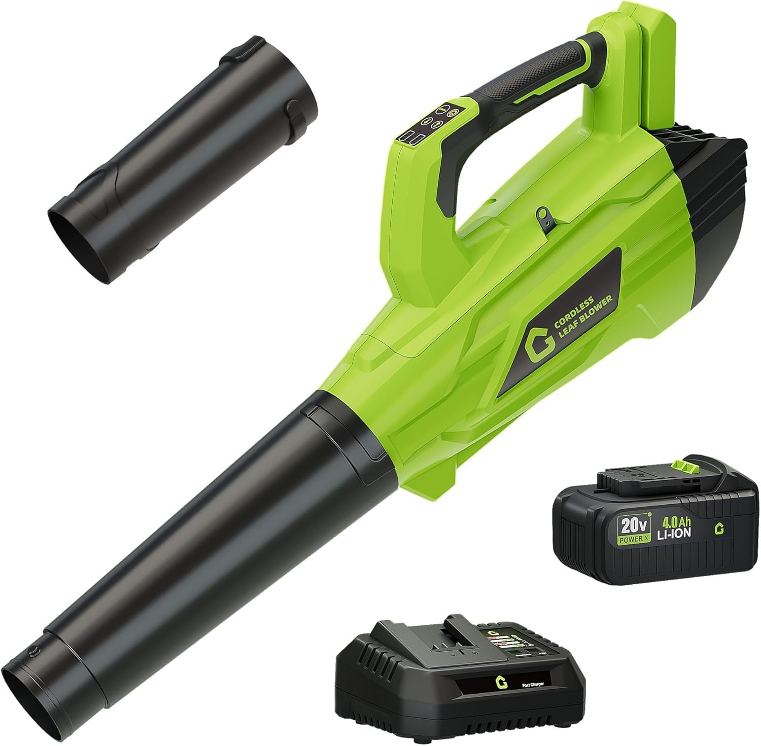 With 20v 4.0ah Battery & Charger,powerful, Low Noise