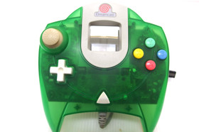 Dreamcast Green HKT-7700 Clear Transparent Controller Working VMU lot  Sega