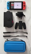 Nintendo Switch Console 32GB Neon Blue/Red Joy-Cons & Accessories Bundle