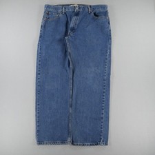 Vintage Y2K Levis 505 Regular Fit Straight Leg Blue Jeans Mens Size 38 x 30