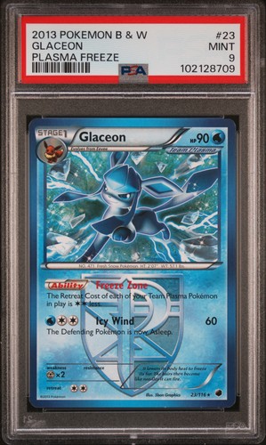 Glaceon graded PSA 9 for sale on eBay