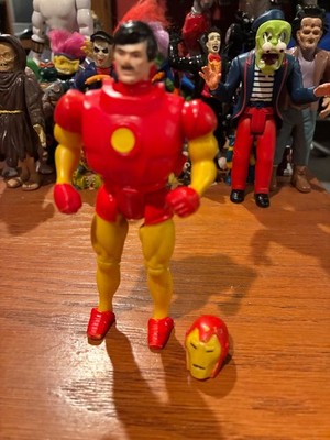 1991 Toy Biz Marvel Super Heroes IRON MAN w QUICK CHANGE Armor Pieces