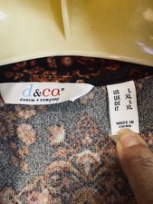 Patterned Open Front Cardigan