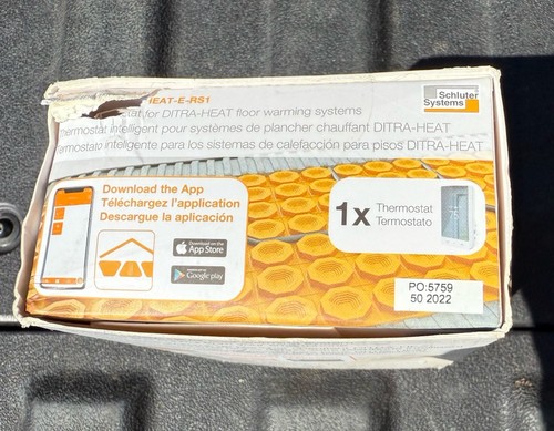 Schluter DITRA-HEAT-E-RS1 Smart WiFi Programmable Floor Thermostat (READ!) - Picture 5 of 6
