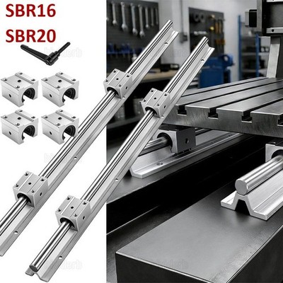 SBR16/SBR20 Linearführung Gleitschiene Linearblock Lagerblöcken 500/800/100 mm